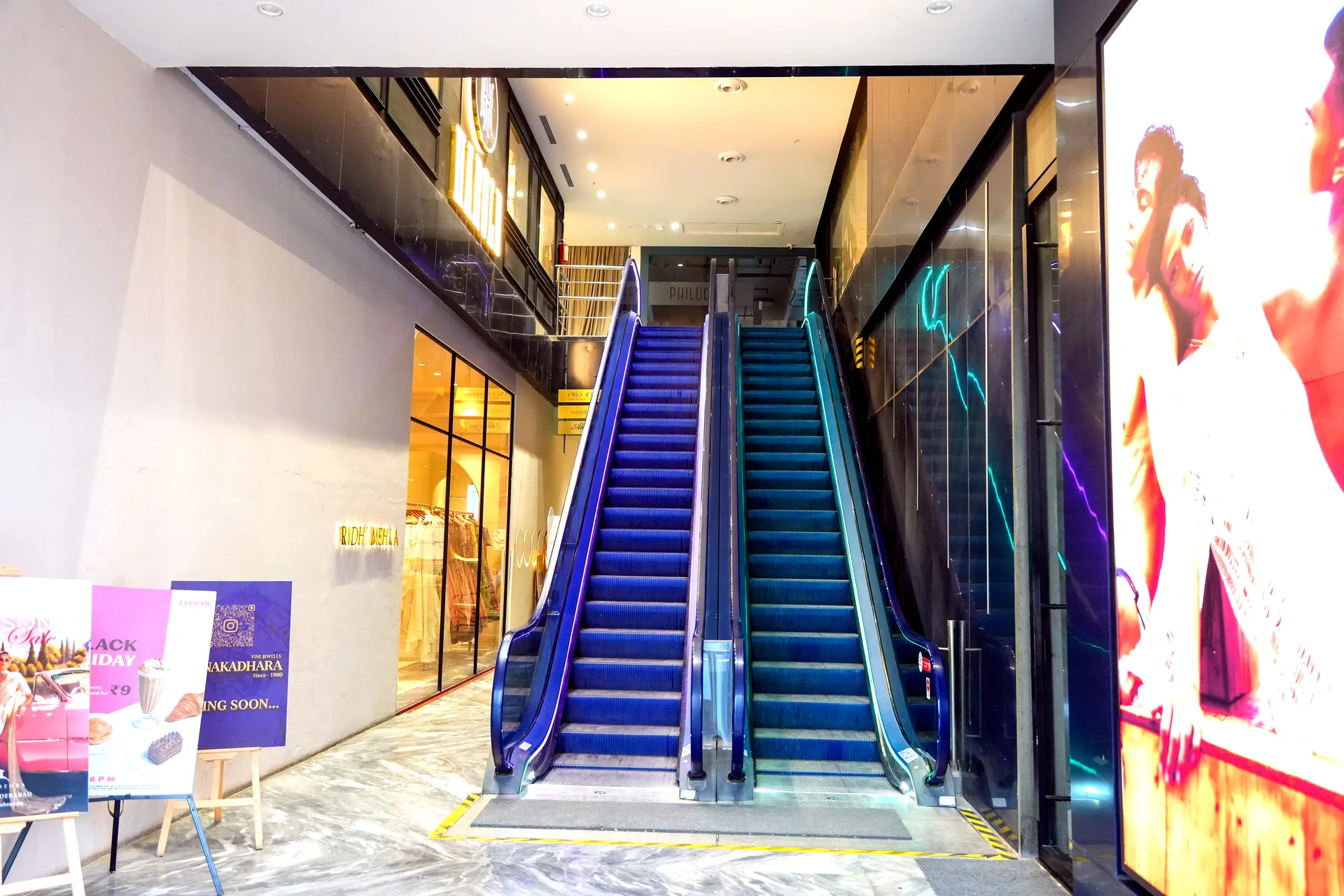 The Hill Top @7 — Escalators