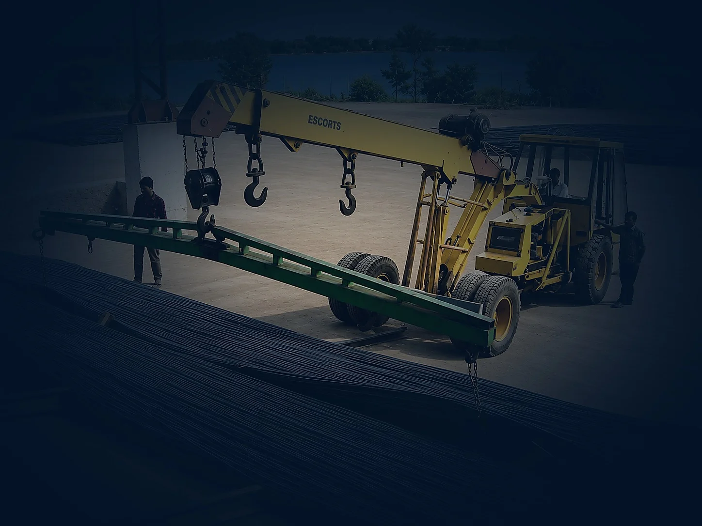 Steel yard operations — Binjusaria